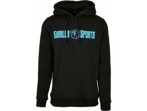 GORILLA SPORTS Sportski unisex duks Gorilla Sports (XS / Crna-Neon tirkizna)