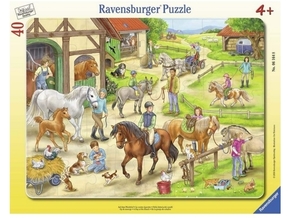 Ravensburger puzzle (slagalice) - Dan na rancu RA06164