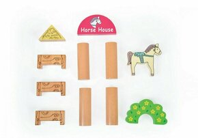 HANAH HOME Drvena igračka Horse House