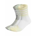 Dip-Dyed 3-Stripes Cushioned Crew 3 Pairs Socks