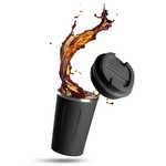 Termos za kafu Rosmarino 350 ml black univ