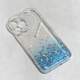 Torbica Heart Glitter za iPhone 13 Pro 6.1 plava