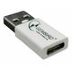 CCP-USB3-AMCM-0M** Gembird USB 3.1 AM to Type-C female adapter cable, White (79)