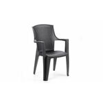 Baštenska stolica Eden 60x62x89cm (antracit)
