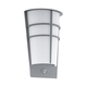 Eglo Breganzo 1 spoljna zidna lampa/2, led, 2x2,5w, srebrna/bela , sa senzorom
