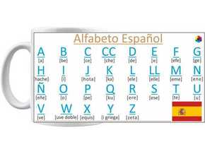Sohograph Šolja - Španski alfabet