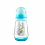 ELFI plastična flašica sa silikonskom cuclom 150 ml RK01 - plava