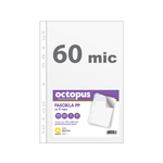 Octopus Fascikla a4 100/1 u 11 rupa 60mic crystal clear unl-