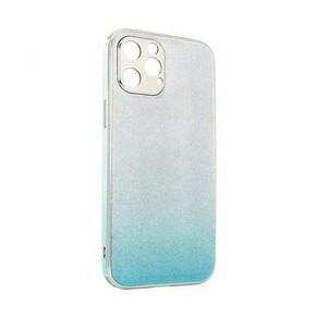Maskica Glass Glitter za iPhone 12 Pro Max 6 7 plava