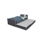 Matrix krevet bez podnice 96x205x70 cm sivo/beli