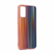 Torbica Carbon glass za Samsung G980F Galaxy S20 pink