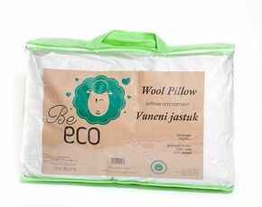 Be eco - Vuneni antibakterijski jastuk 40x60 cm -700g kuglice