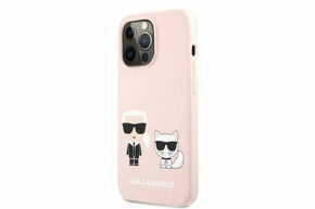 Torbica Karl Lagerfeld &amp;amp; Choupette za iPhone 13 Pro Max 6.7 svetlo roze (KLHCP13XSSKCI)