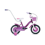Capriolo bicikl Viola 12, beli/rozi