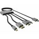 Kabl-display HUB Sandberg All-In-One USB C/DP/m DP/HDMI - HDMI 2m 509-21