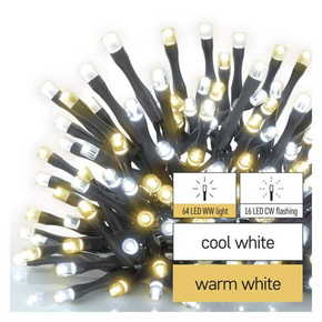 Emos LED svetlosni lanac 80 LED treperuci 8m MTG-D4AN01