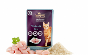 Nuevo sos za stelirisane mačke Piletina i Pirinac 85 g