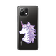 Torbica Silikonska Print Skin za Xiaomi Mi 11 lite Purple Unicorn