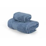 L'essential Maison Chicago Set - Blue Blue Towel Set (2 Pieces)