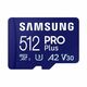 SAMSUNG PRO PLUS Micro SDXC 512GB U3 + Card Reader (MB-MD512SB/WW)