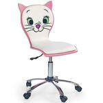 Kitty 2 kancelarijska stolica 44x45x95 cm bela/roza
