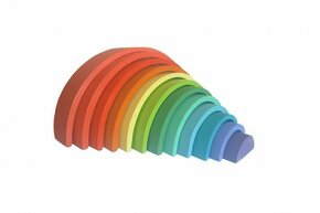 HANAH HOME Drvena igračka Pastel Rainbow