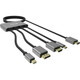 Sandberg Kabl-display HUB All-In-One USB C/DP/m DP/HDMI-HDMI 2m 509-21