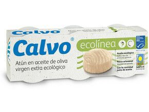 Calvo Tuna komadi u extra virgine maslinovom ulju Ecoline 3x65gr