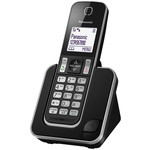 Panasonic KX-TGD310FXB bežični telefon, DECT, beli/crni