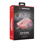 RAMPAGE Gaming miš SMX-G68 roze