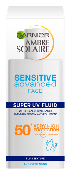 Garnier Ambre Solaire Fluid za lice za zaštitu od sunca SPF50+ 40ml