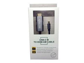 USB kabl TIP-C (muški) na HDMI 4K (muški)/dužina 1