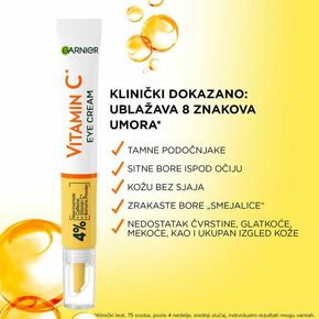 Garnier Skin Naturals Vitamin C* krema za područje oko očiju 15ml