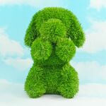 Aniplants - figura od veštačke trave - Pas koji sedi 35cm
