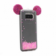 Torbica Shimmer Mouse fluid za Samsung G955 S8 plus pink