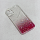 Torbica Heart Glitter za iPhone 13 6.1 pink