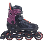 ROLER PW126B-10 BLACK/WARM RED ALU XS(29-32) ABEC5 PU ACTION 202121 PAR