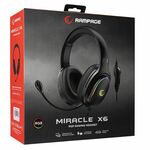 RAMPAGE Miracle X6 RGB Crne Slušalice