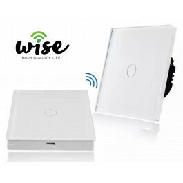 Wifi + RF prekidac (naizmenicni) stakleni panel