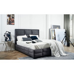 Treviso krevet sa spremnikom 106x209x126 cm sivi