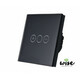 Wifi dimer, stakleni panel - crni WD0003