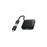 HAMA USB 3.2 HUB 1:4 5Gbit/s + USB-C adapter 200116