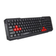 Esperanza EGK102R, tastatura, USB, crna/crvena
