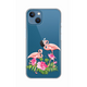 Torbica Silikonska Print Skin za iPhone 13 6.1 Flamingo