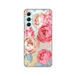 Maskica Silikonska Print Skin za Samsung A346B Galaxy A34 5G Pink Flowers