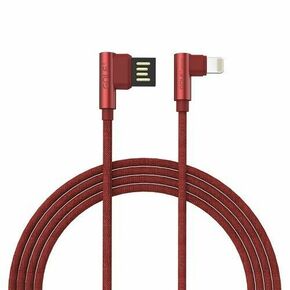 USB kabl na lighting 1m 90° GOLF GC-48m red