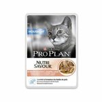Purina Pro Plan Nutri Savour Cat Housecat Losos 85 g