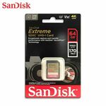 SanDisk SDXC 64GB Extreme 170MB/s V30 UHS-I Class10 U3 V30