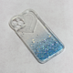 Torbica Heart Glitter za iPhone 13 6.1 plava