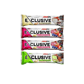 AMIX Exclusive Protein Bar 85 g Bela čokolada